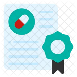 Medical Certificate  Icon