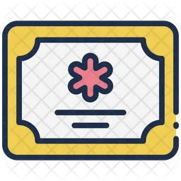 Medical Certificate  Icon