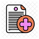 Medical Chart Medical Document Icon