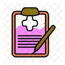 Medical Chart Medical Document Icon