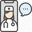 Medical Chat Talk Doctor Icon