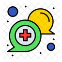 Medical Chat Medical Commnunication Medical Talk Icon