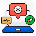 Medical Chat Medical Communication Medical Consultation Icon