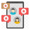 Medical Chat Medical Communication Medical Consultation Icon