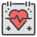 Medical Checkup Diagnosis Heart Rate Icon