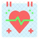 Medical Checkup Diagnosis Heart Rate Icon