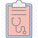 Medical Checkup Lineal Color Icon Icon