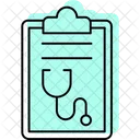 Medical Checkup Color Shadow Thinline Icon Icon