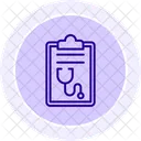 Medical Checkup Color Circle Icon Icon