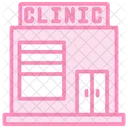 Medical Clinic Duotone Line Icon Icon