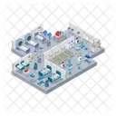 Medical Clinic Interior Icon