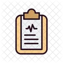 Medical Clipboard Medical Report Chart Symbol