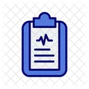 Medical Clipboard Medical Report Chart Icon