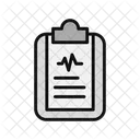 Medical Clipboard Medical Report Chart Icon