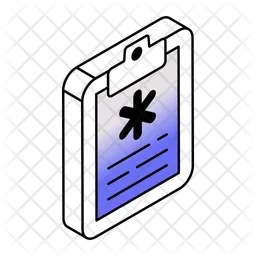 Medical Clipboard  Icon