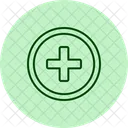 Medical Cross Pentaglow Icon