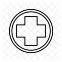 Medical Cross Delete Icon