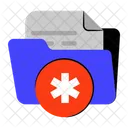 Medical Data Healthcare Medical Folder Icon