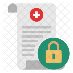 Medical Data Secure  Icon