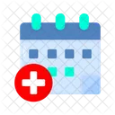 Medical Date Date Calendar Icon