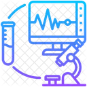 Medical Devices Monitor Microscope Icon