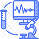 Medical Devices Monitor Microscope Icon