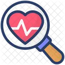 Healthcare Cardiology Checkup Icon