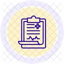 Medical Diagnosis Line Icon Icon