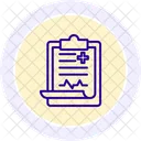 Medical Diagnosis Line Icon Icon
