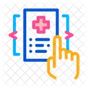 의료 문서 선택 아이콘