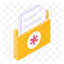 Medical Folder Medical Documents Anamnesis Icon