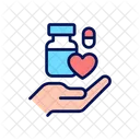 Medical Donation Giving Icon