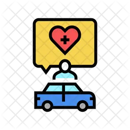 Medical Driving  Icon
