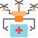 Medical Drone Drone Delivery Delivery Icon