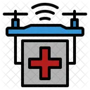 Medical Drone Delivery  Icon