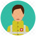 Emergency Medical Woman Icon