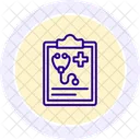 Medical Examination Line Icon Icon