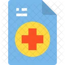 Health Medical File Prescription Icon
