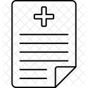 Medical Report Medical Document Icon