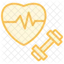 Medical Fitness Duotone Line Icon Icon