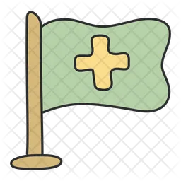 Medical Flag  Icon