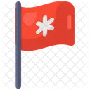 Medical Flag Flagpole Streamer Icon
