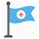 Medical Flag Rescue Icon