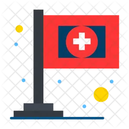 Medical Flag  Icon
