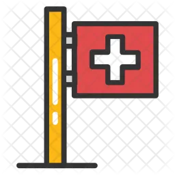 Medical Flag  Icon
