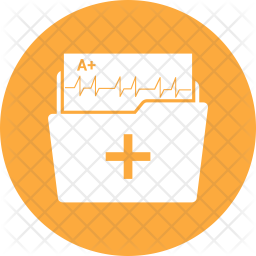 Medical Folder Icon Of Glyph Style Available In Svg Png Eps Ai Icon Fonts