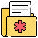 Folder Medical Medical Record Icon