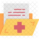 Medical Folder Folder Medical History Icon