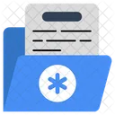 Medical Folder Medical Document Medical Doc Icon