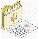 Medical Folder Data Icon